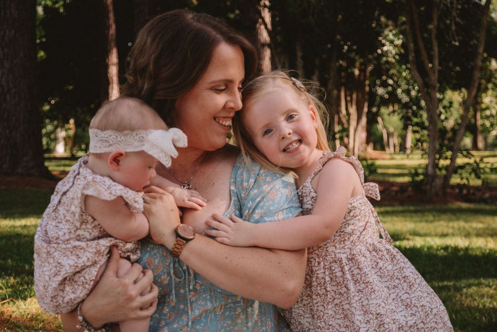 Mother and daughters