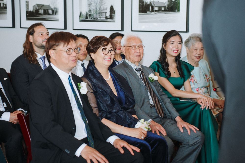 Elegant indoor wedding photography at Hart House in Toronto, capturing romantic moments.