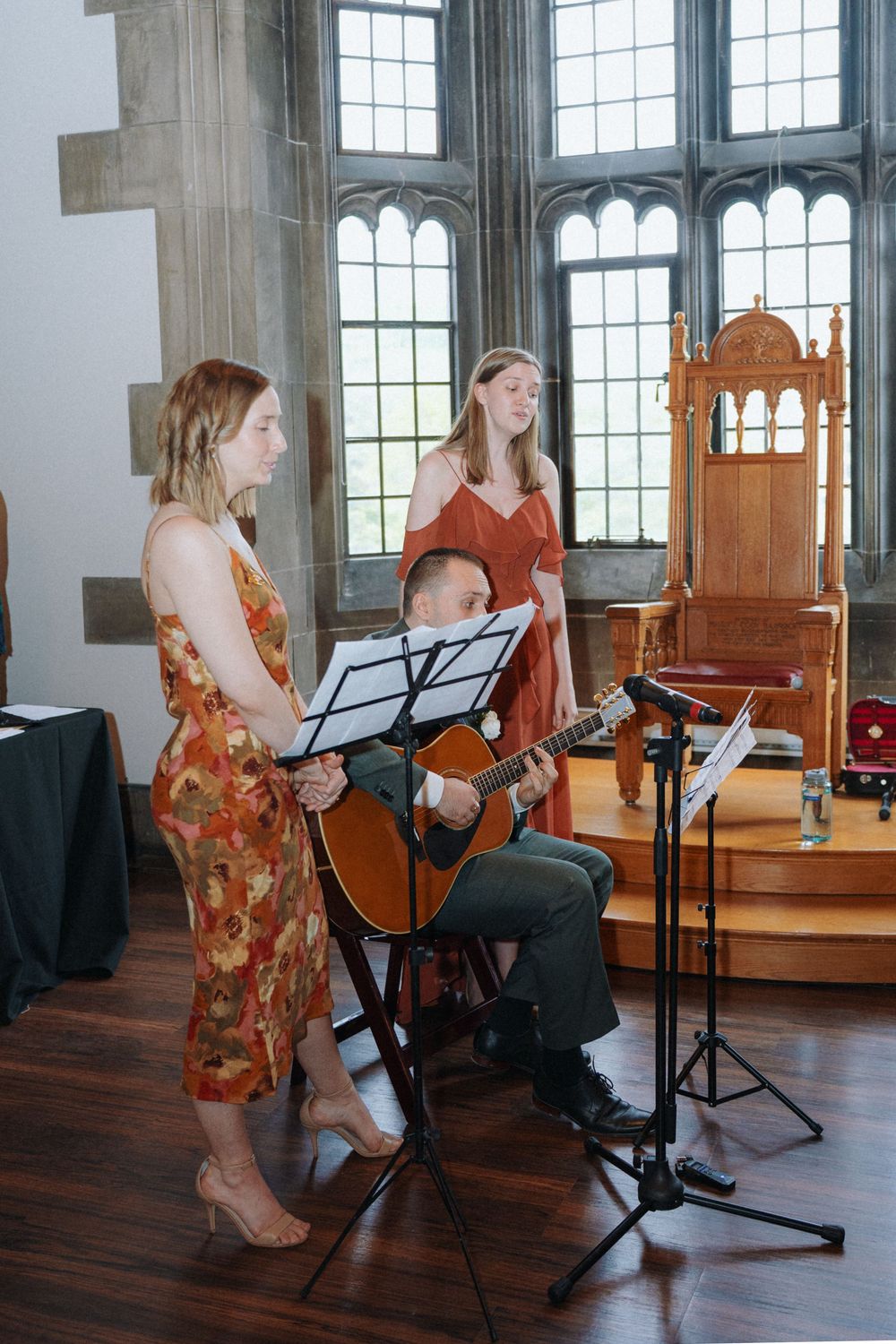 Elegant indoor wedding photography at Hart House in Toronto, capturing romantic moments.