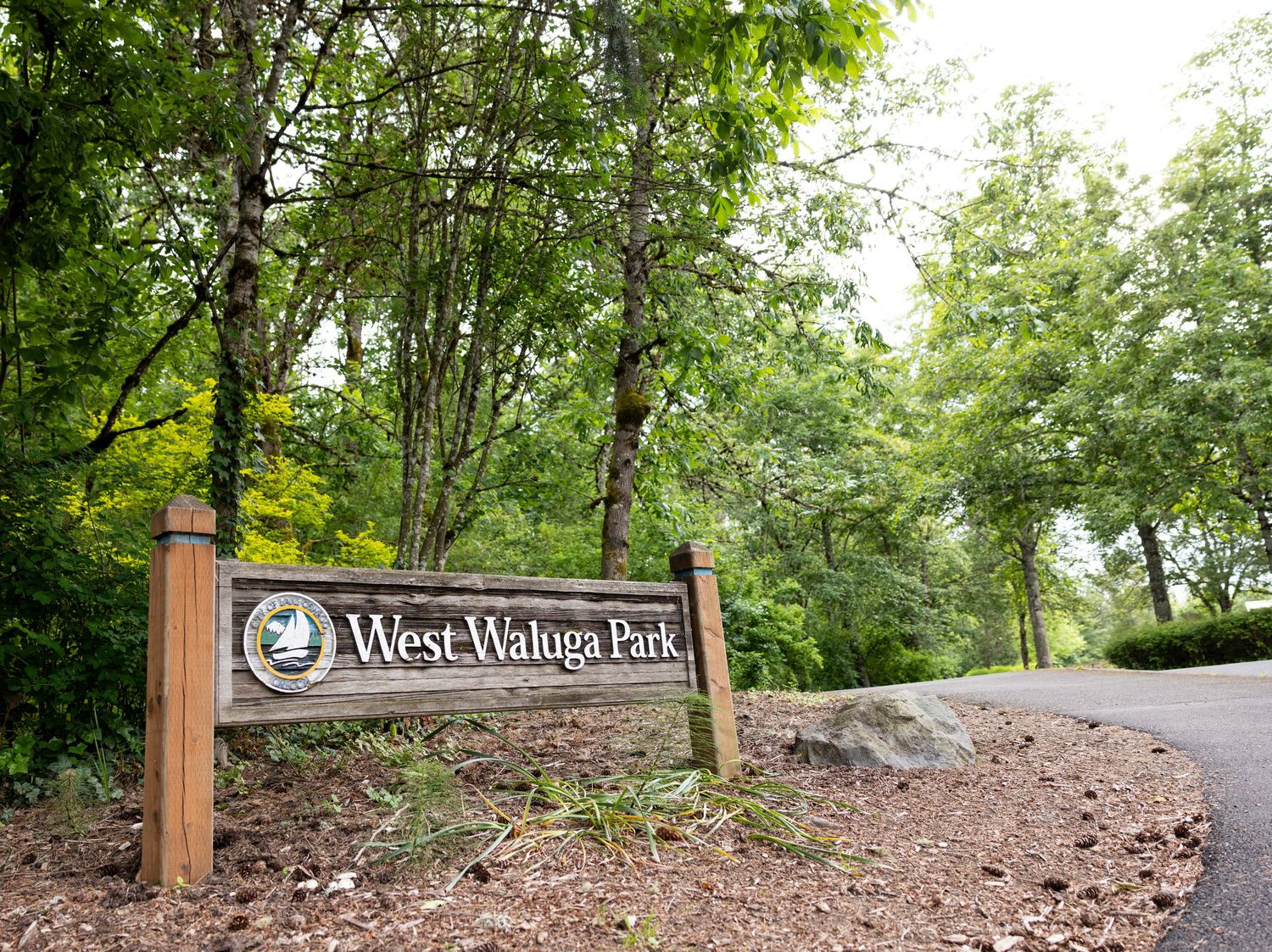 West Waluga Park in Lake Oswego, oregon