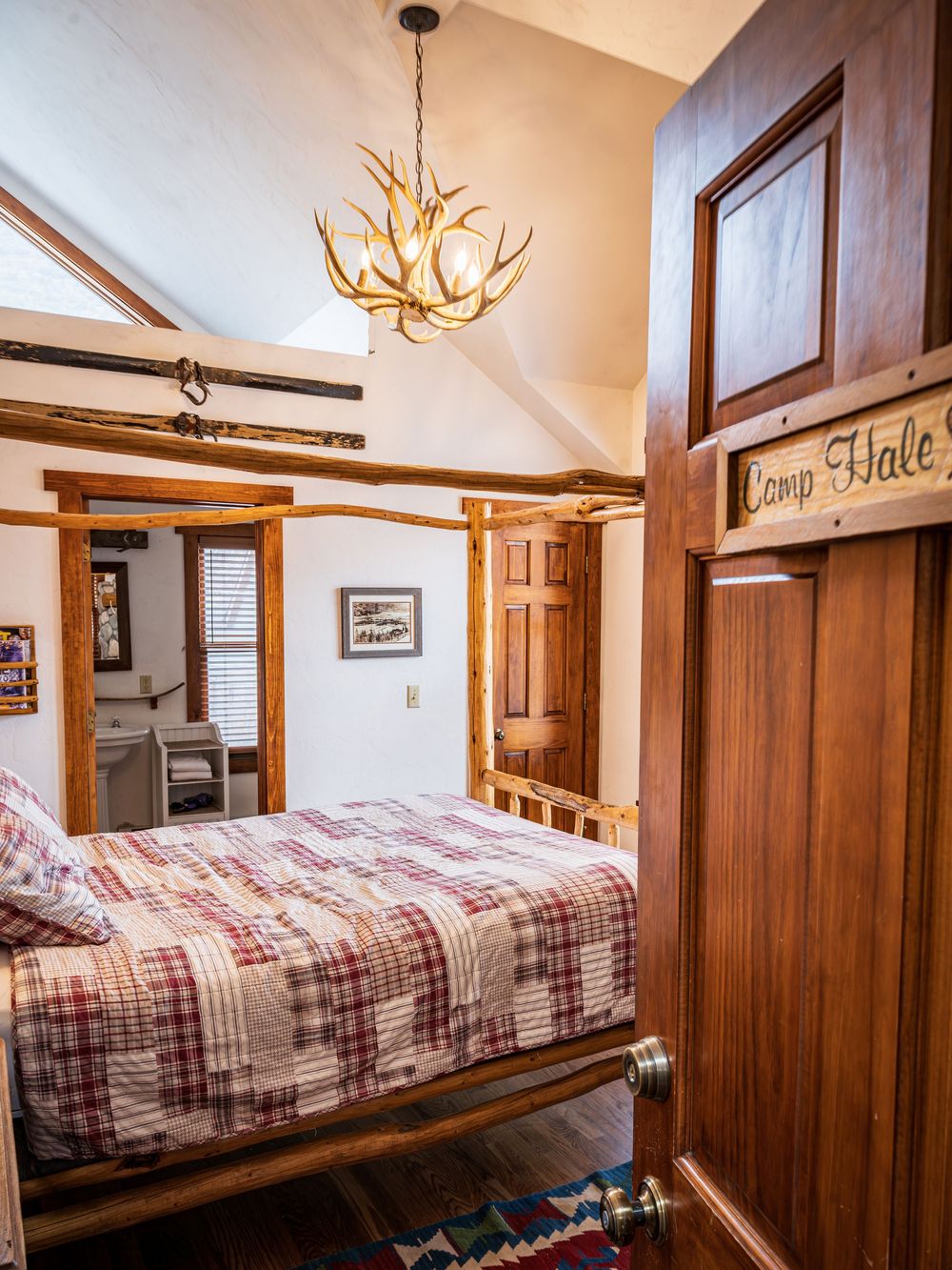 Shot of a room at the Minturn Inn by Denver Hospitality, Travel & Tourism photographer Captain Colorado Photography.