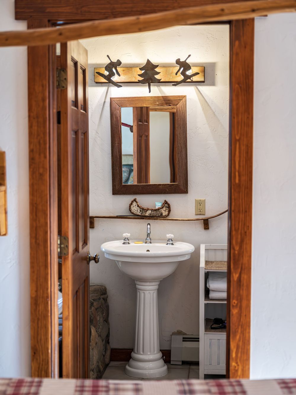 Shot of a bathroom sink at the Minturn Inn by Denver Hospitality, Travel & Tourism photographer Captain Colorado Photography.