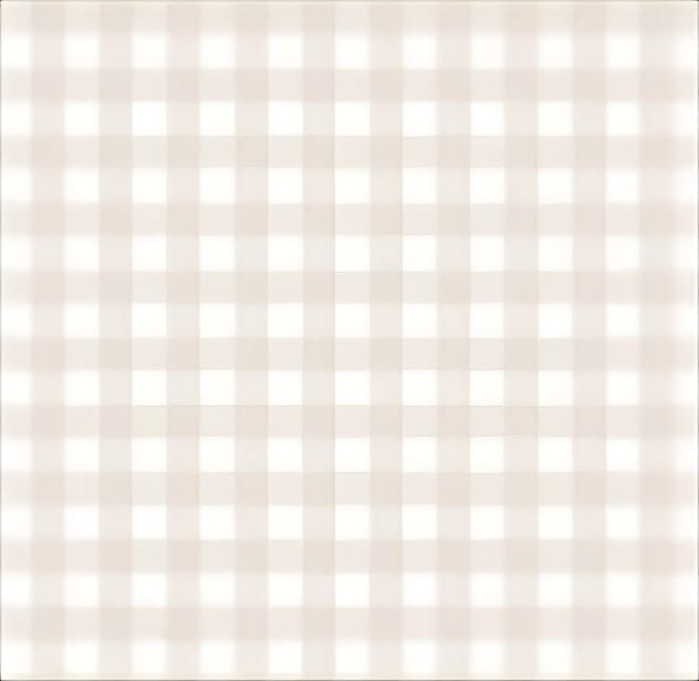 Beige and white buffalo check gingham plaid fabric pattern.