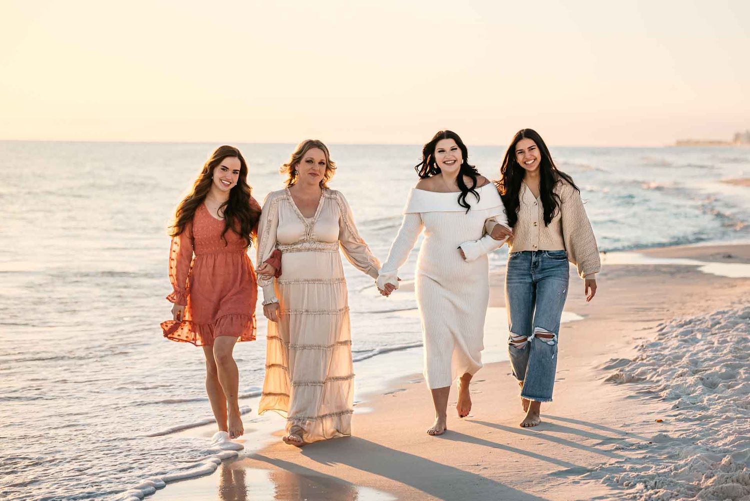 Spring family photography package deals in Destin Florida. Professional Family Portraits in Miramar Florida.