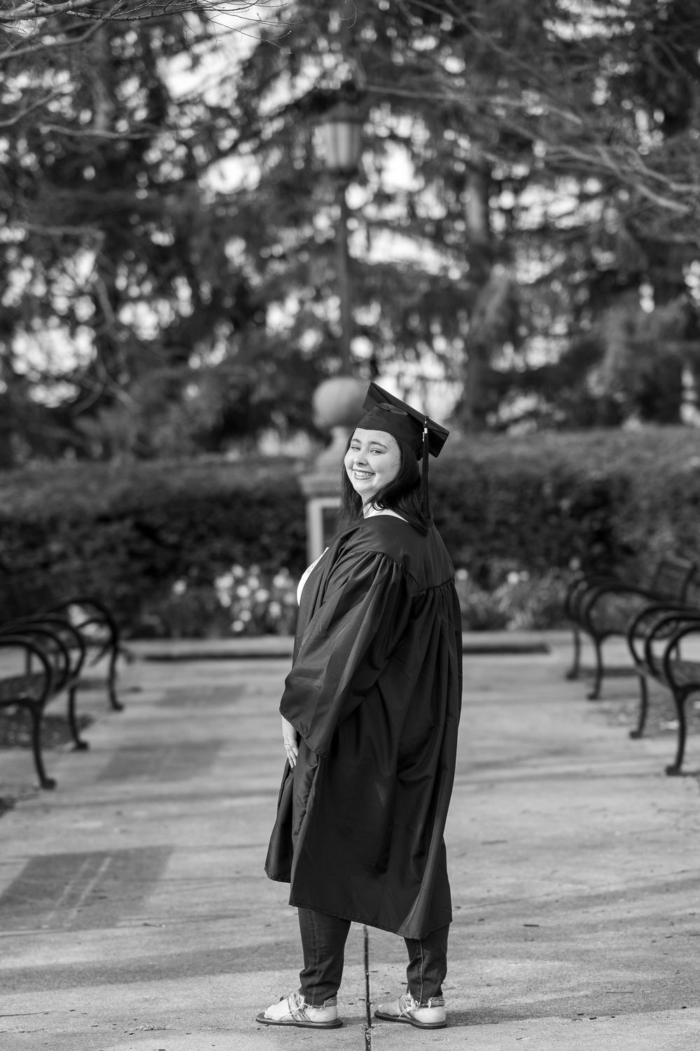 cap and gown session