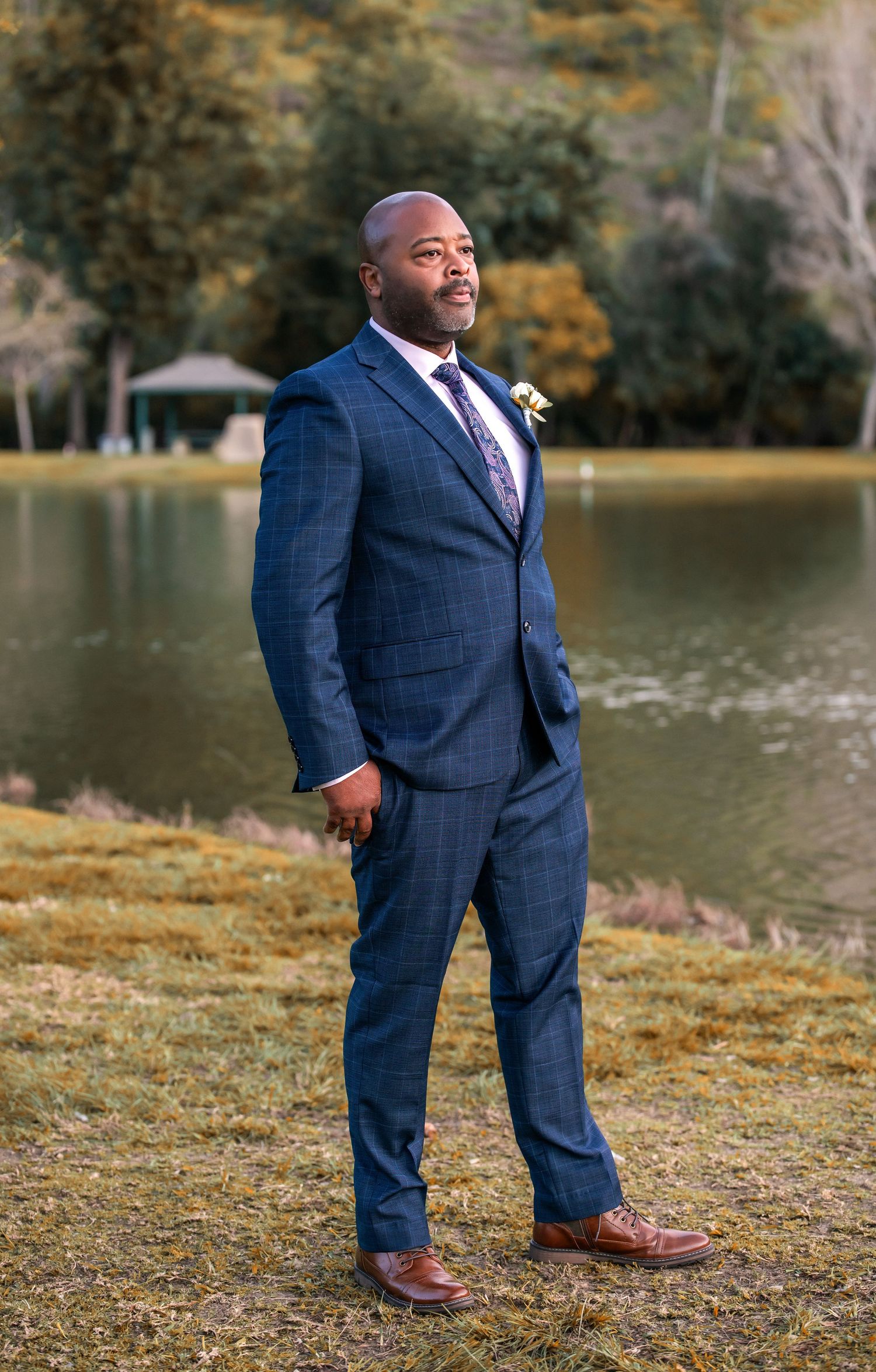 Groom on he's wedding day