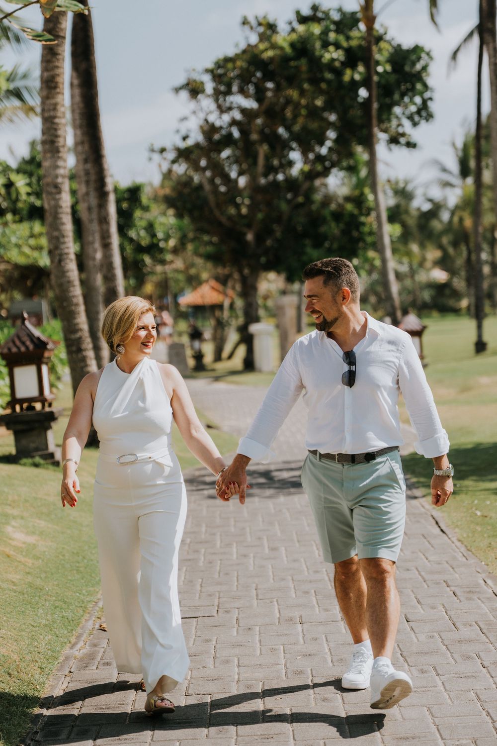 Romantic wedding anniversary photography services at Grand Hyatt Nusa Dua