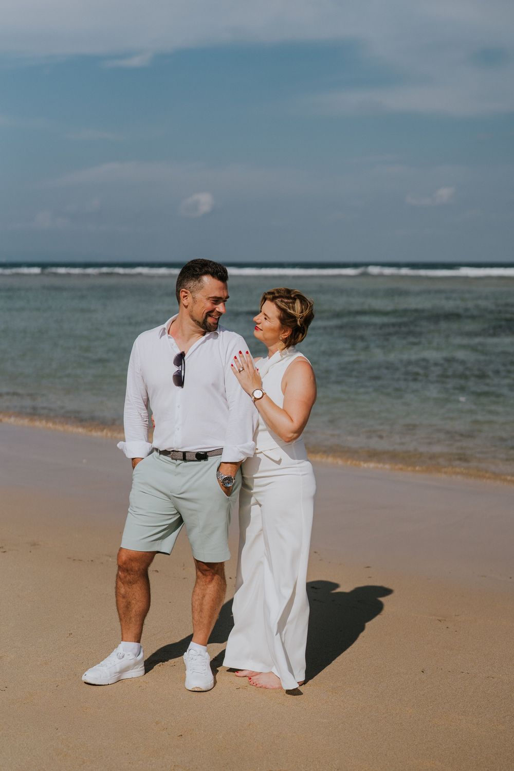 Romantic wedding anniversary photography services at Grand Hyatt Nusa Dua