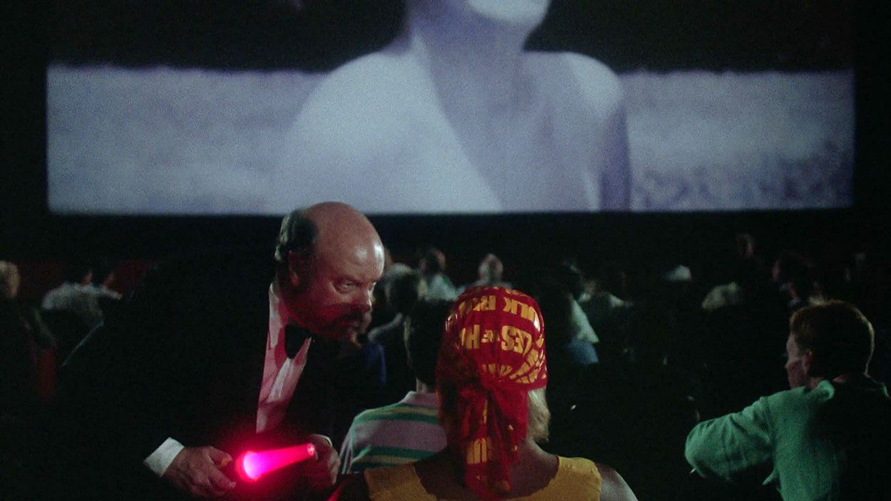 Paul Bartel and Hulk Hogan in Gremlins 2