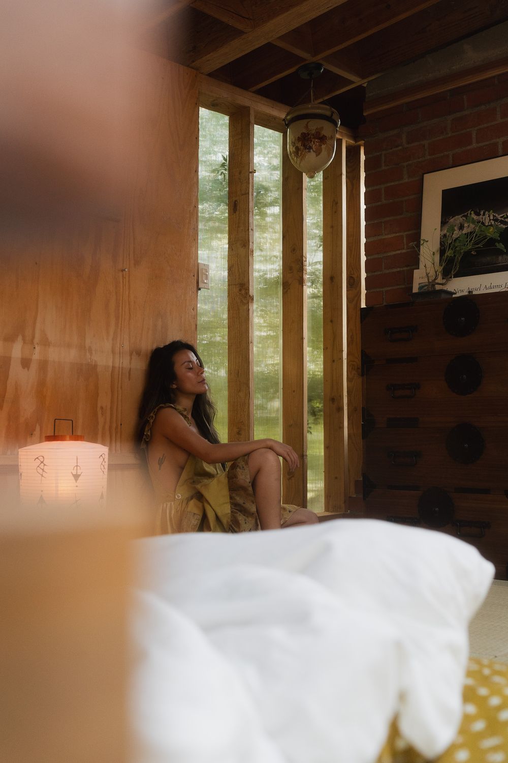 Documentary-style Los Angeles branding photo capturing morning routines.