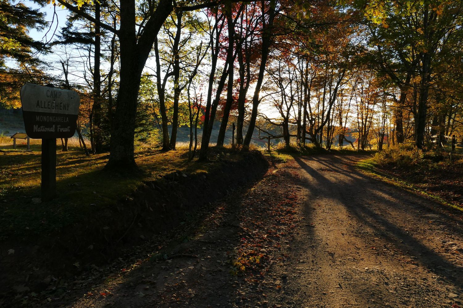 Old Pike Road over Allegheny Mountain West Virginia
