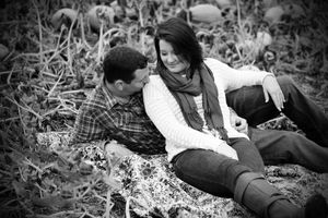 Engagement Photo taken at Sinkland Farms in Riner, Va.