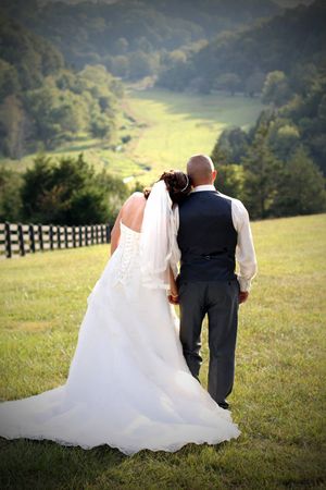 Bride & Groom Portrait taken at Selah Springs in Riner, VA.