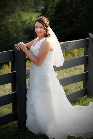 Bridal Portrait taken at Selah Springs in Riner, Va.