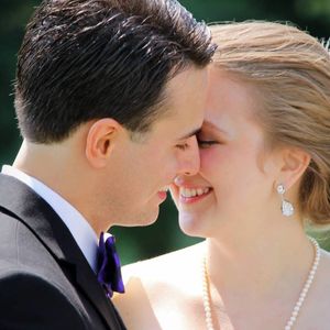 Bride & Groom Portrait taken at Cross Pointe Foursquare Conference in Christiansburg, Va.
