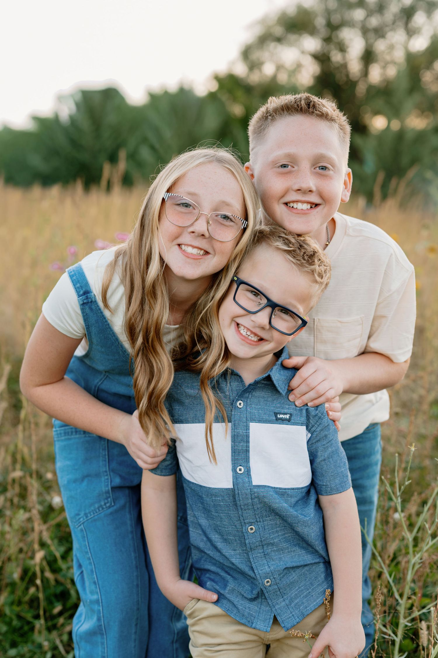 Late summer family photos at Haven Flower Farm