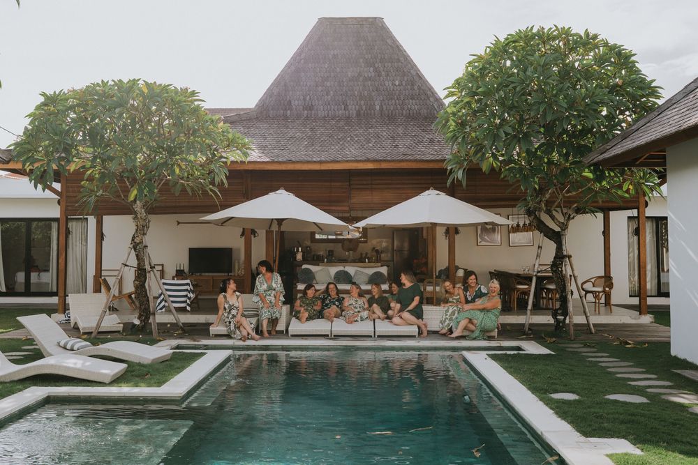Professional birthday photography service in Bali at Villa Riviera Seminyak