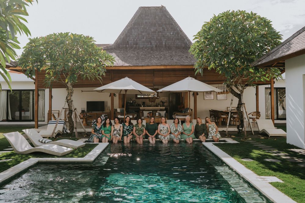 Professional birthday photography service in Bali at Villa Riviera Seminyak