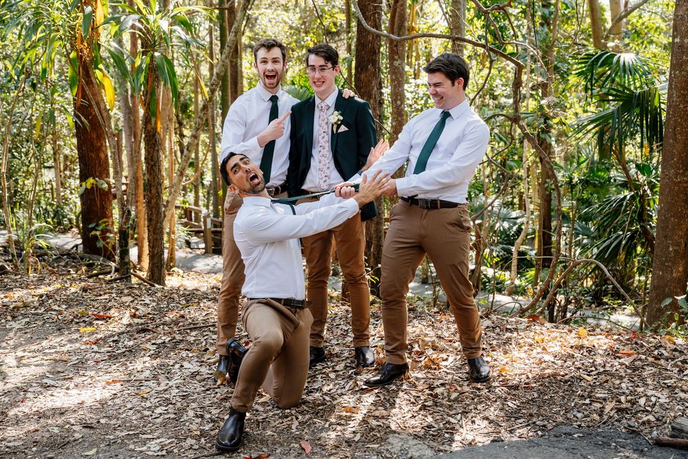 walkabout creek wedding photography package queensland