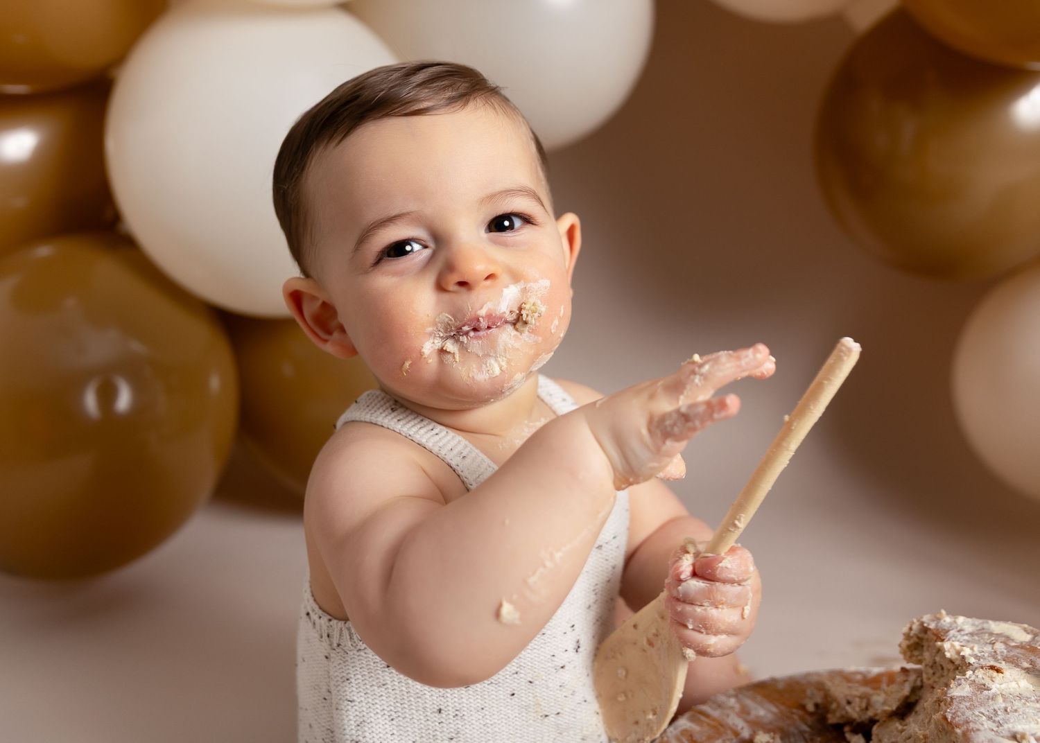 First Birthday Cake Smash Photography
