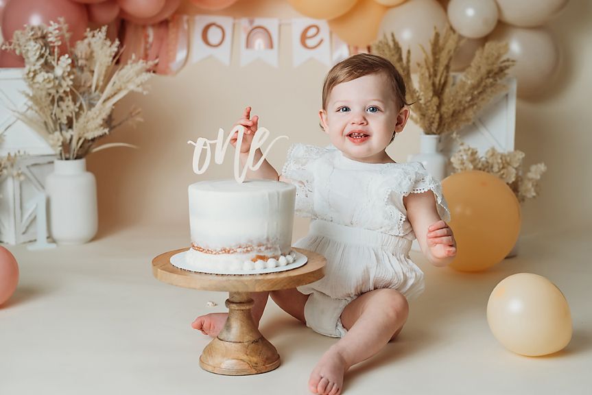 Smash Cake Session First Birthday