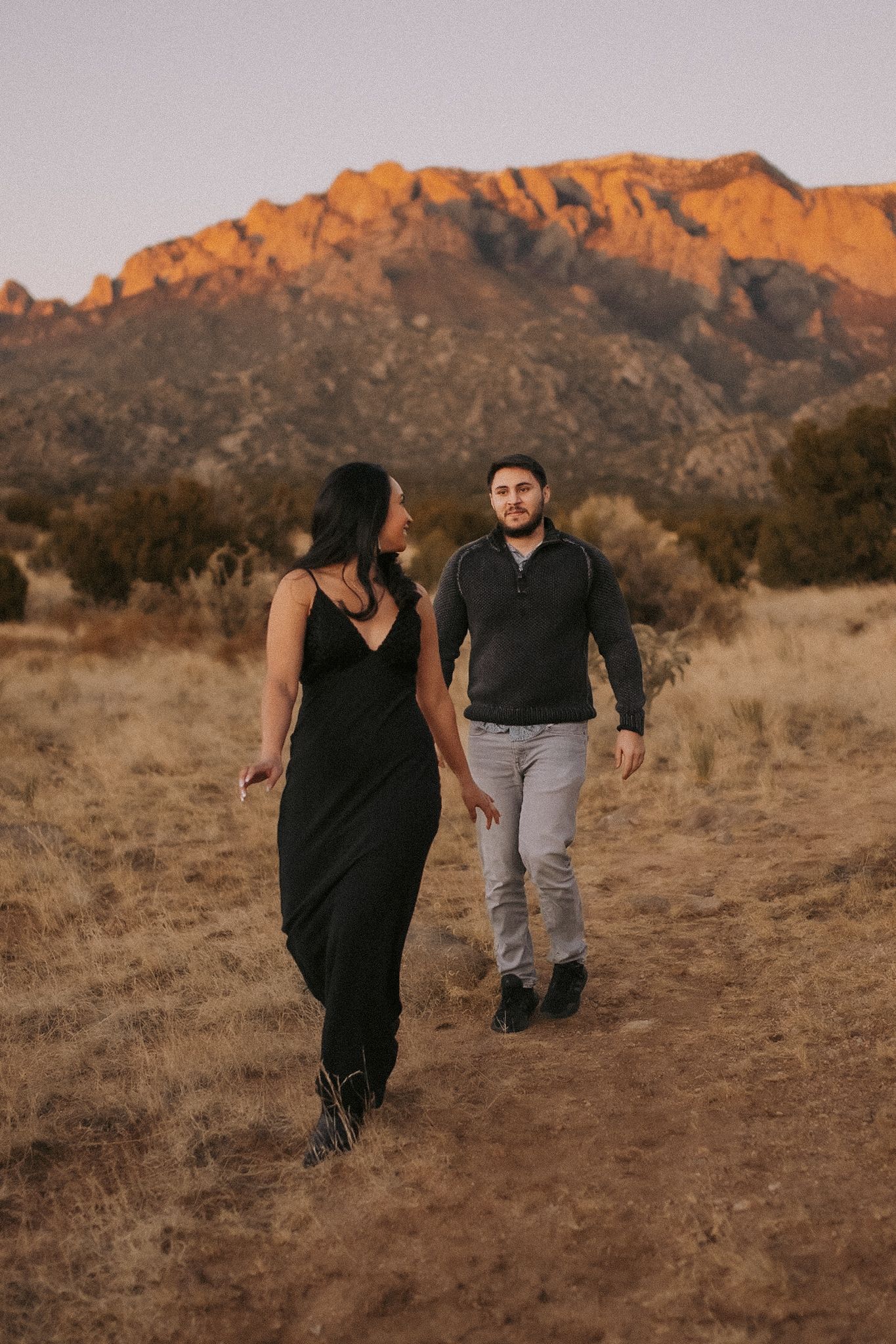 Wedding photographer albuquerque nm. Romantic couples photography New Mexico. Romantic lgbt engagement photos Albuquerque. Desert elopement.