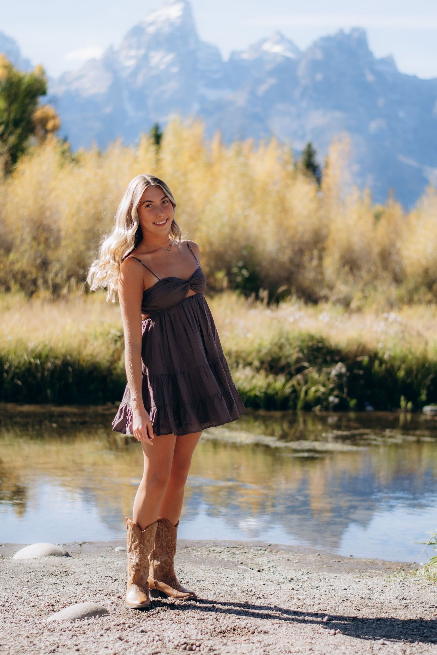 senior session at the grand teton park