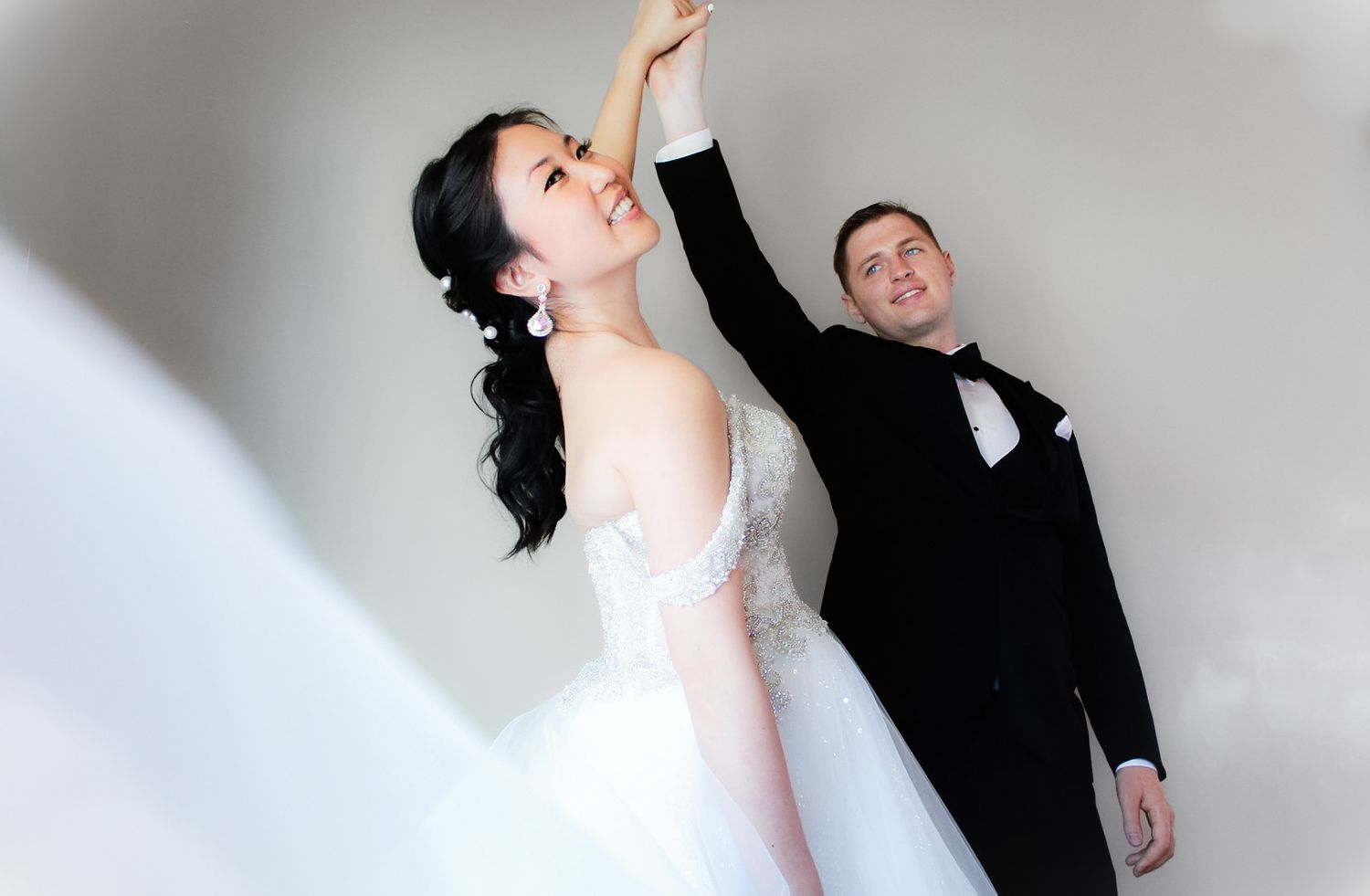 wedding posed photo