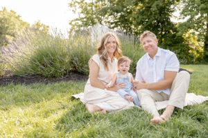 New Jersey Family Photographer - Lavender Field Family Photos in Manalapan, NJ