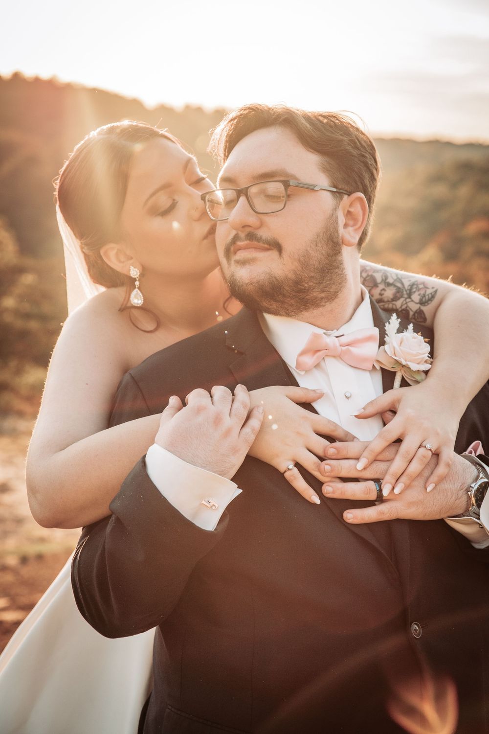 Bride and Groom wedding portrait