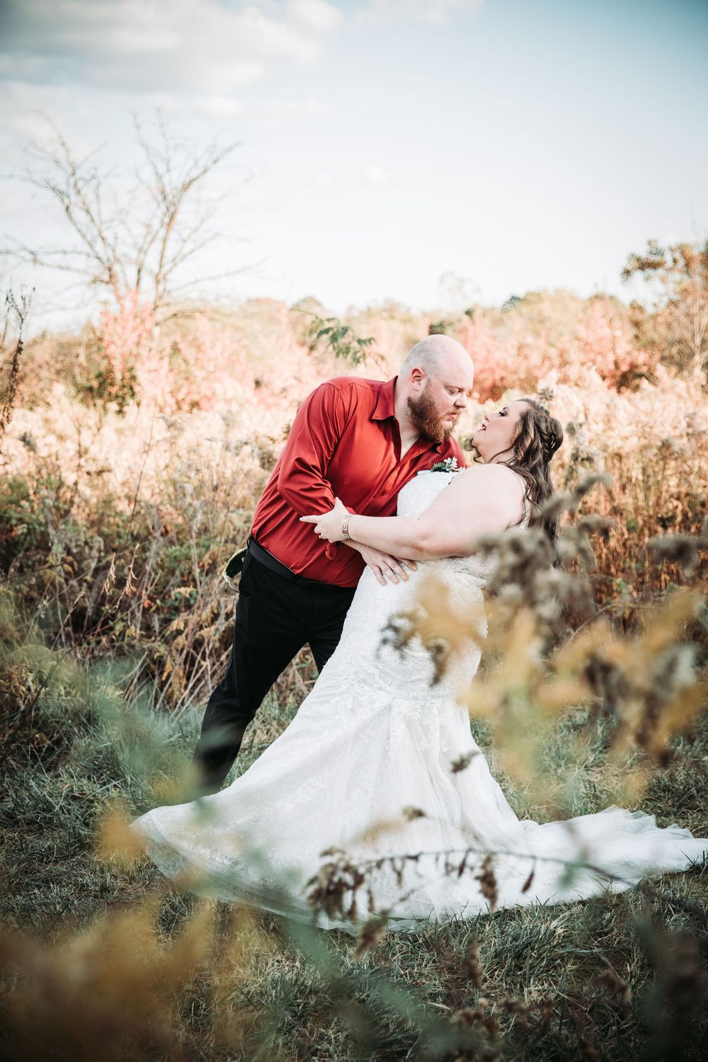 Bride and Groom wedding portrait in Gadsden Alabama