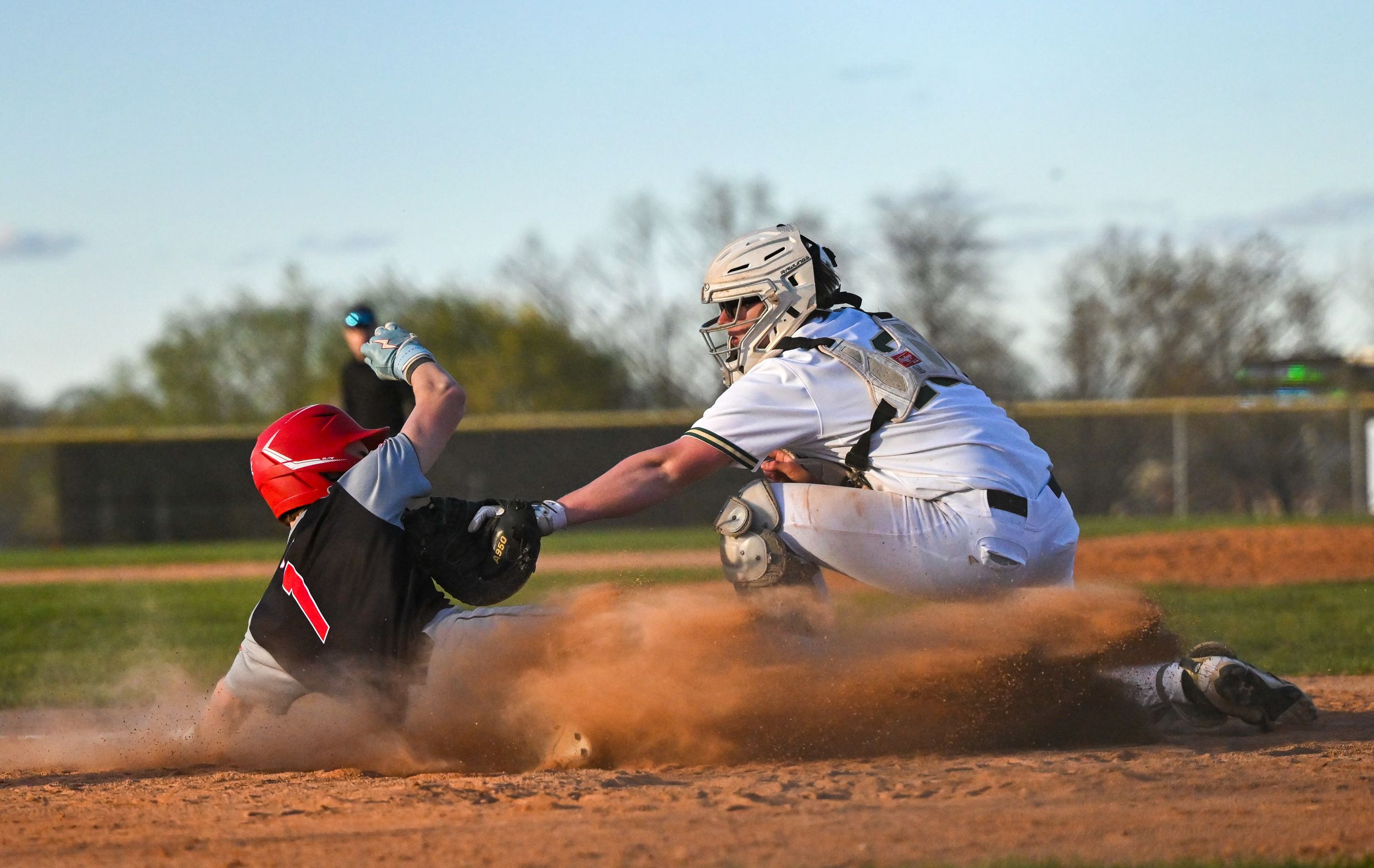 Baseball, Sliding play at the plate