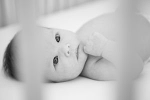 newborn home family photoshoot in waynesville, NC