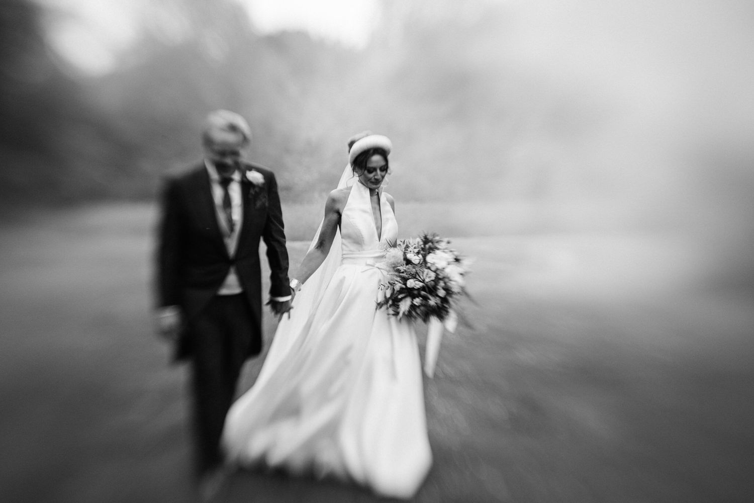 candid romantic atmospheric wedding photography by Rose and Rainbow Photography