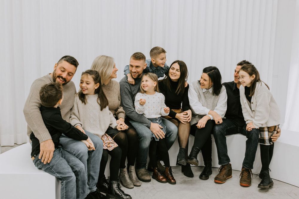 photo famille élargie
