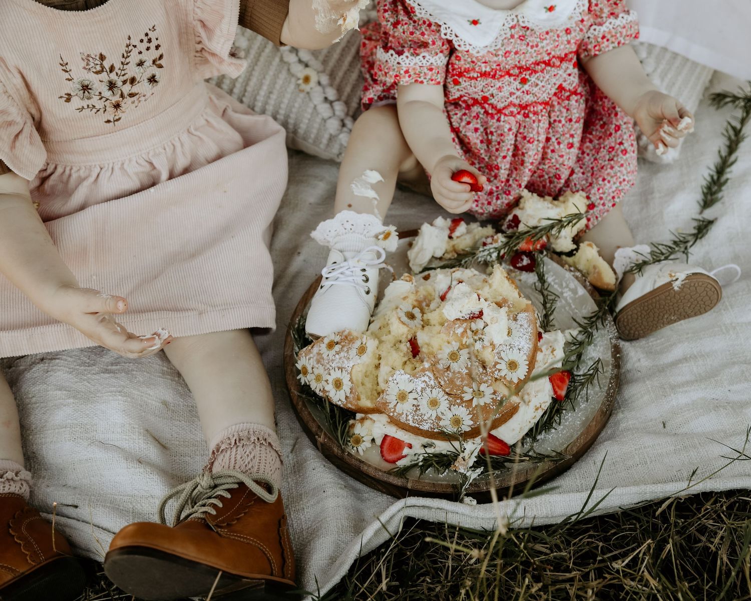 Destroyed cake smash