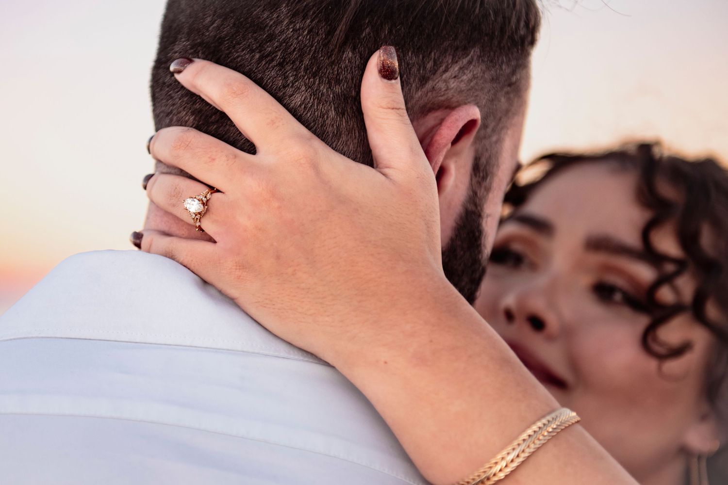 Engagement Session at Salt Flats in Utah. Salt Flats engagement session by Leah Thompson, Poulsbo Wedding Photographer