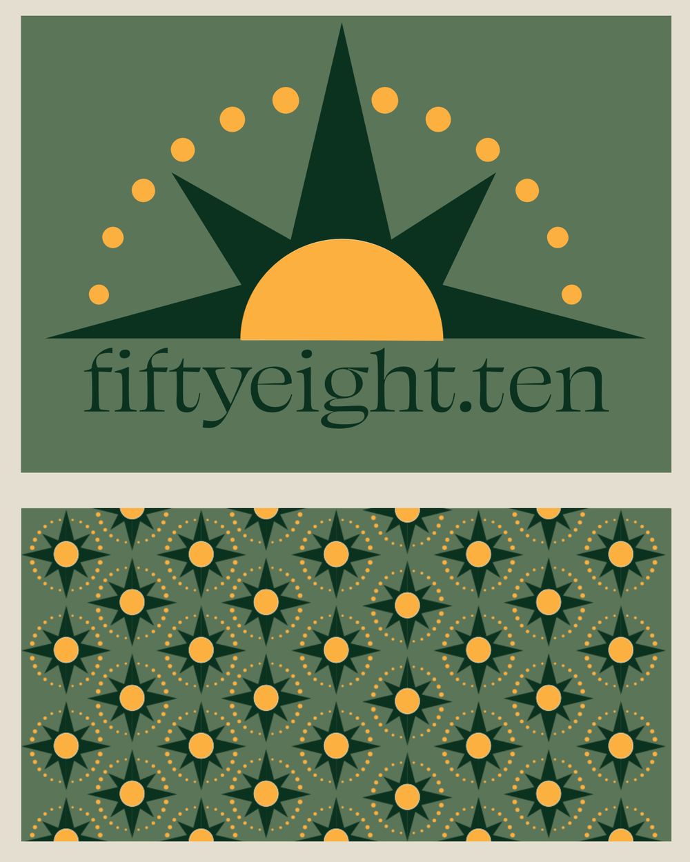 fifty-eight ten brand identity