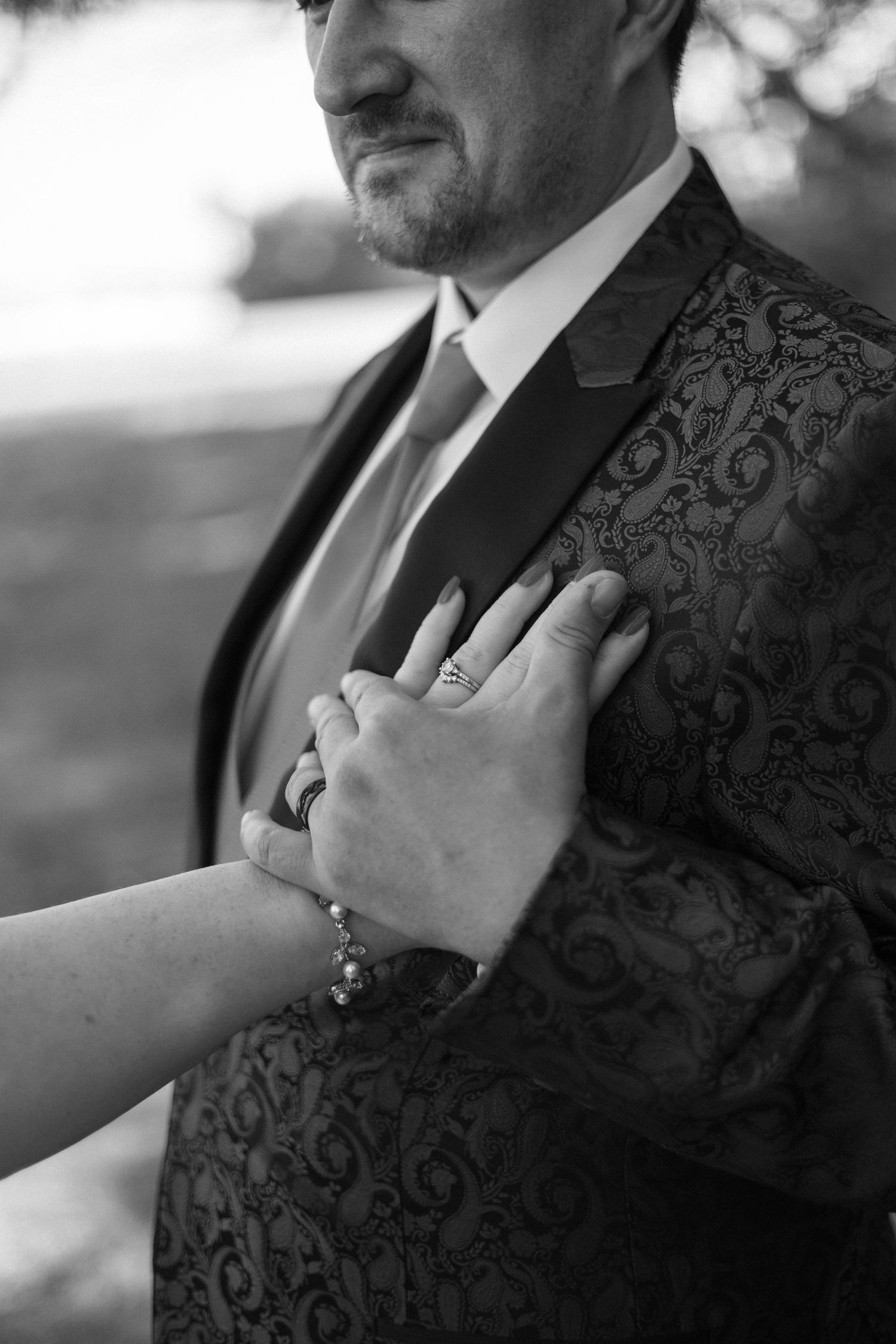 Bride and groom golden hour, lakeside, outdoor portraits in Chatham, Illinois