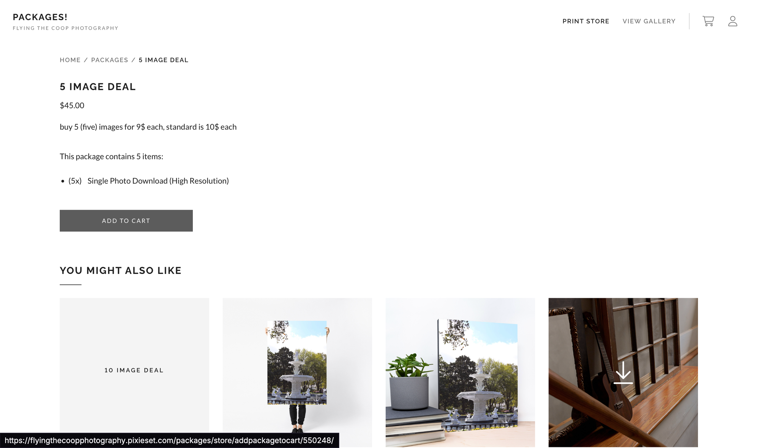 5 package description page