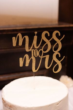 miss to mrs cake topper boca raton bridal shower
