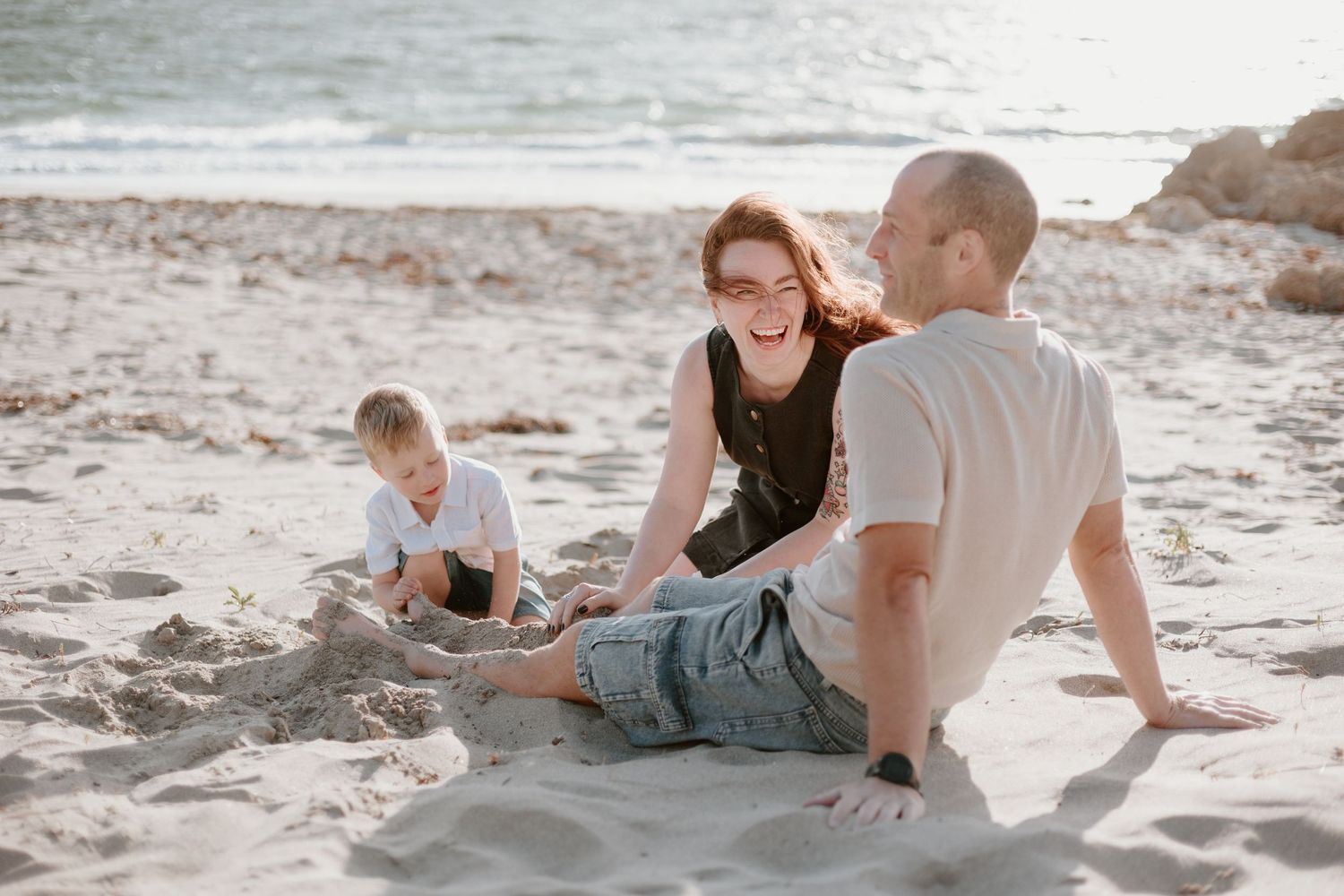 Perth lifestyle photographer golden hour portrait.
