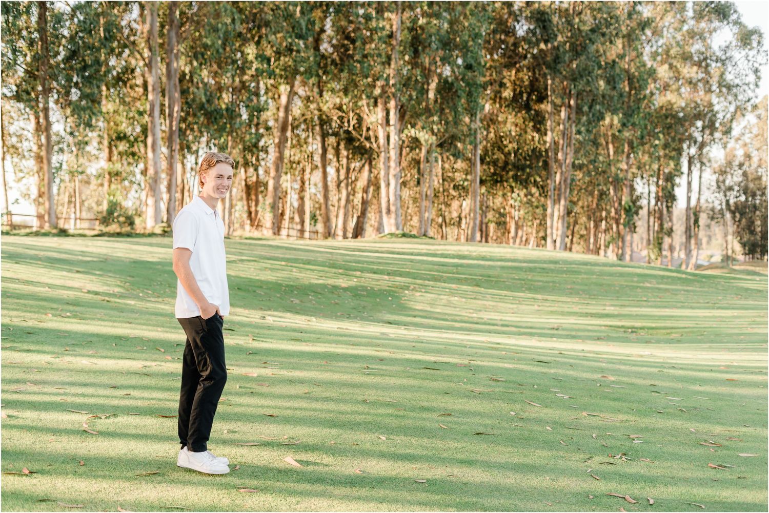 SLO High Senior photos | Nipomo Golf course | SLO High Golf Team Senior | Senior photos for high school senior guy | senior photographer