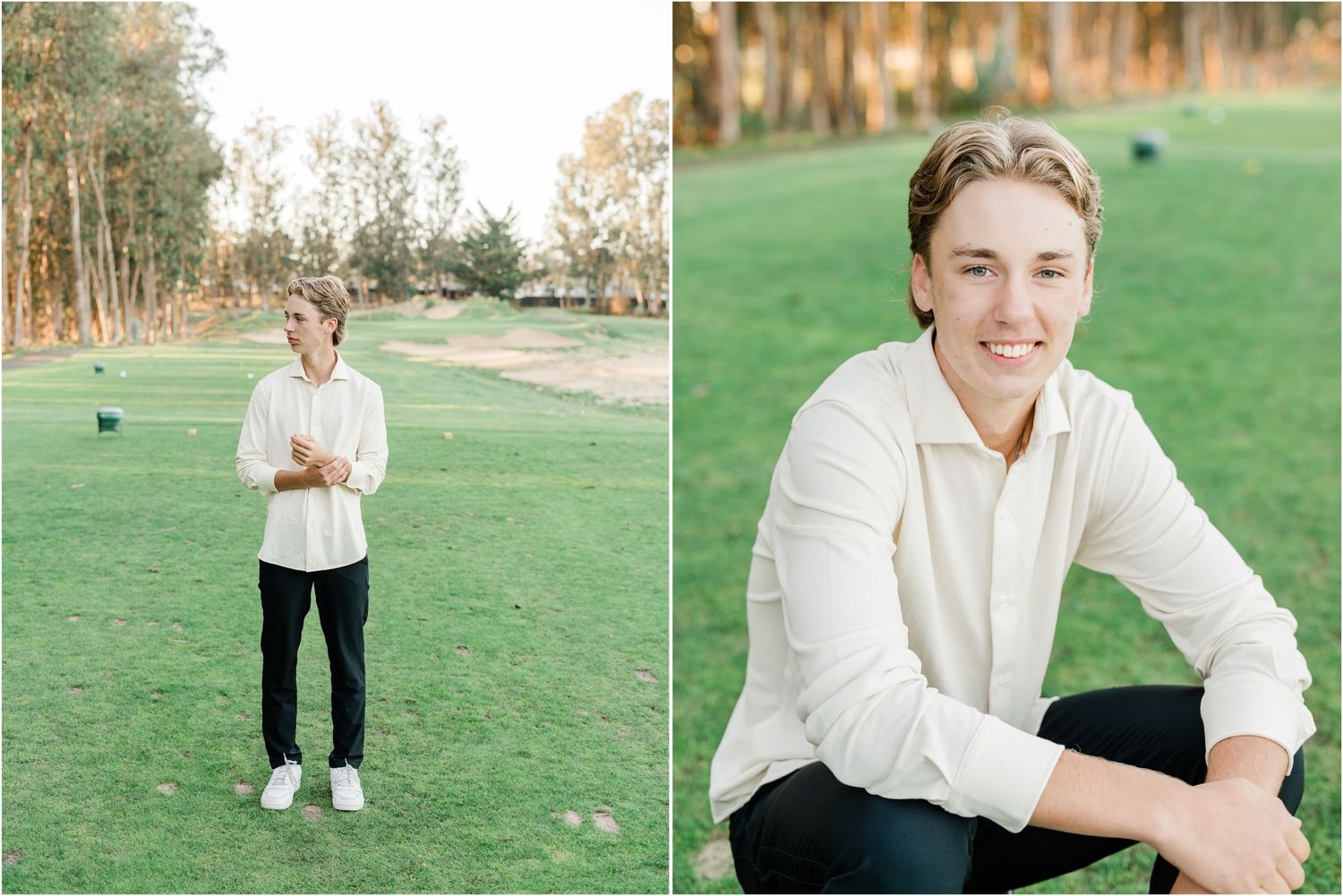 san luis obispo senior photographer | central coast senior photos | slo high senior photos | varsity golf senior photo session | senior guy