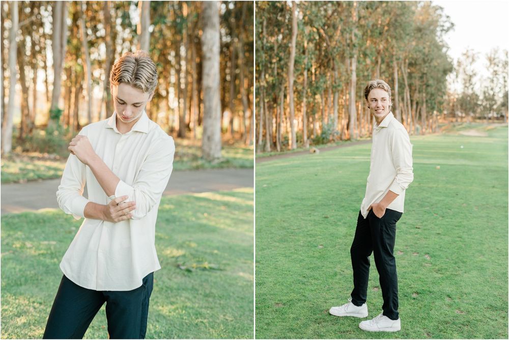 senior photos for slo high senior. san luis obispo senior photographer | arroyo grande senior photographer | SLO High varsity golf team