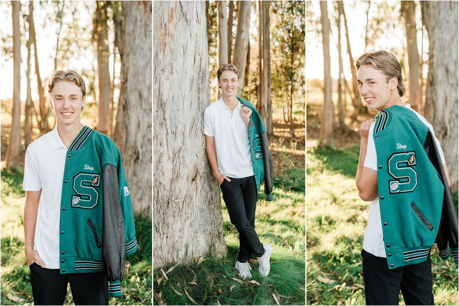 slo high senior photos | senior with letterman jacket for senior photos | slo high seniors | arroyo grande seniors | atascadero seniors