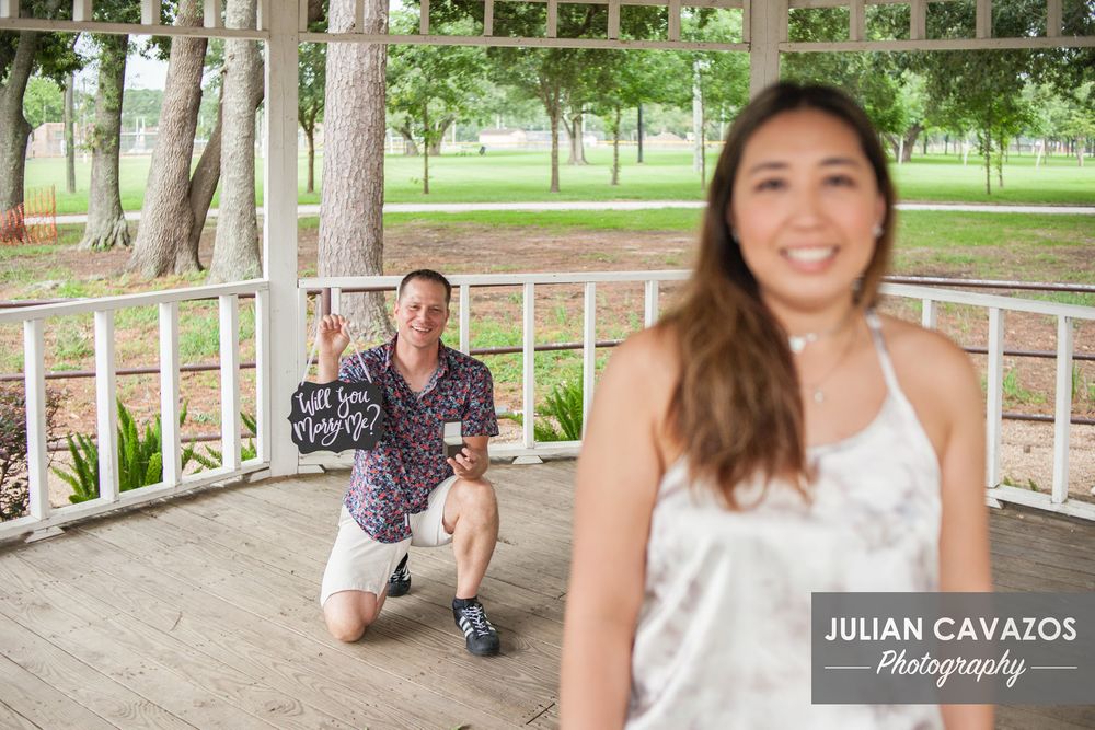Houston proposal photography capturing surprise engagement reaction

Proposal photographer in Houston documenting the moment she says yes
