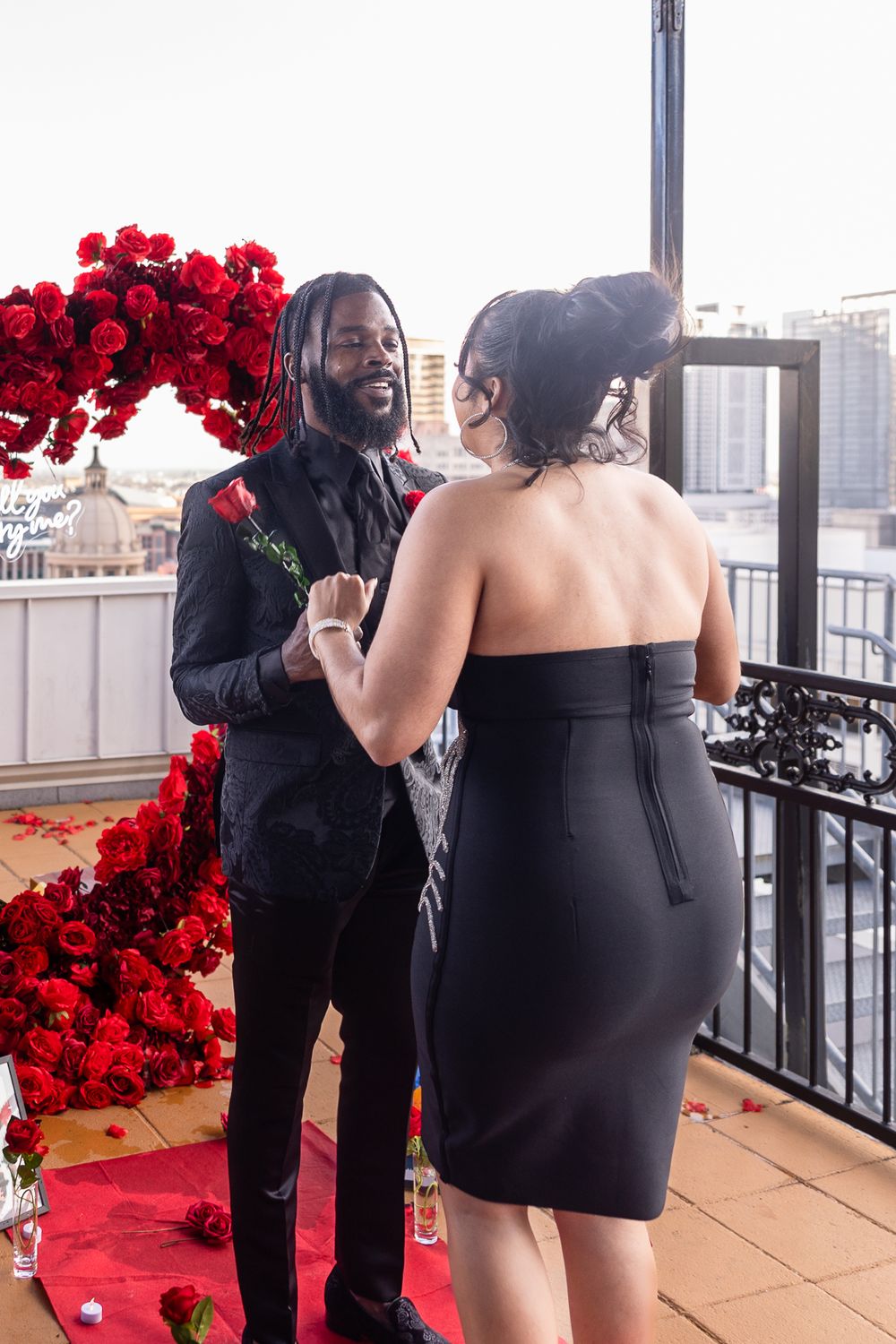 Houston proposal photography capturing surprise engagement reaction

Proposal photographer in Houston documenting the moment she says yes