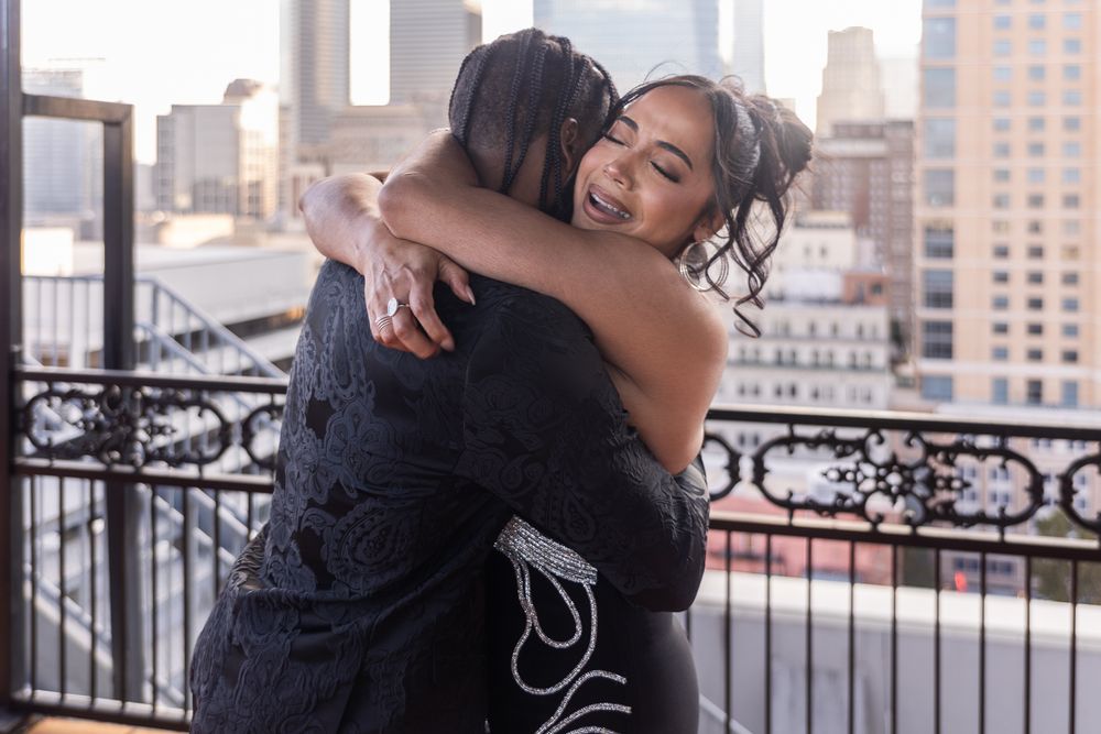 Houston proposal photography capturing surprise engagement reaction

Proposal photographer in Houston documenting the moment she says yes