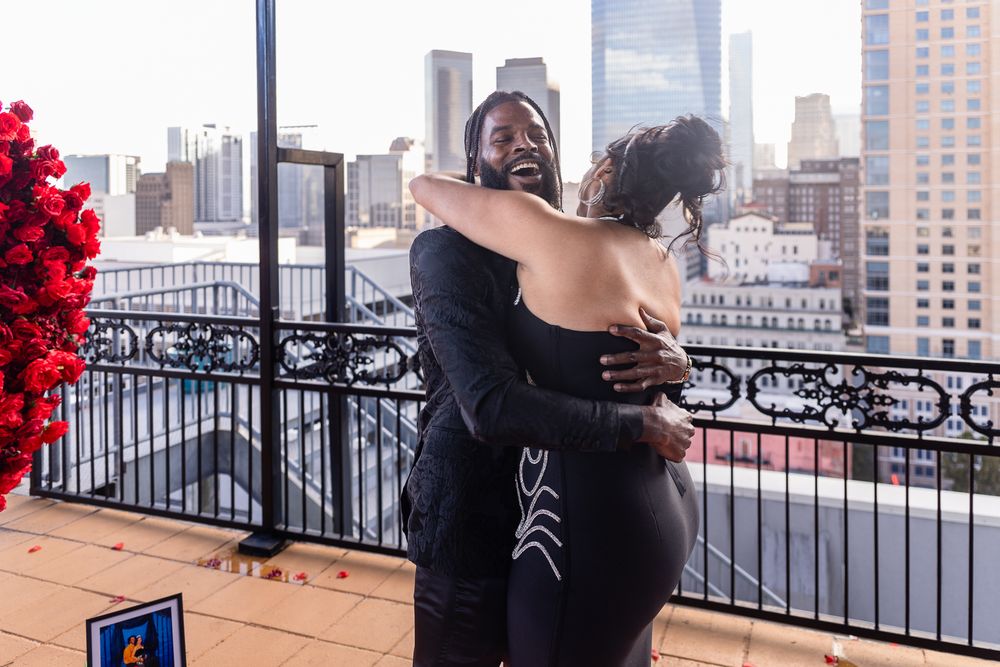 Houston proposal photography capturing surprise engagement reaction

Proposal photographer in Houston documenting the moment she says yes